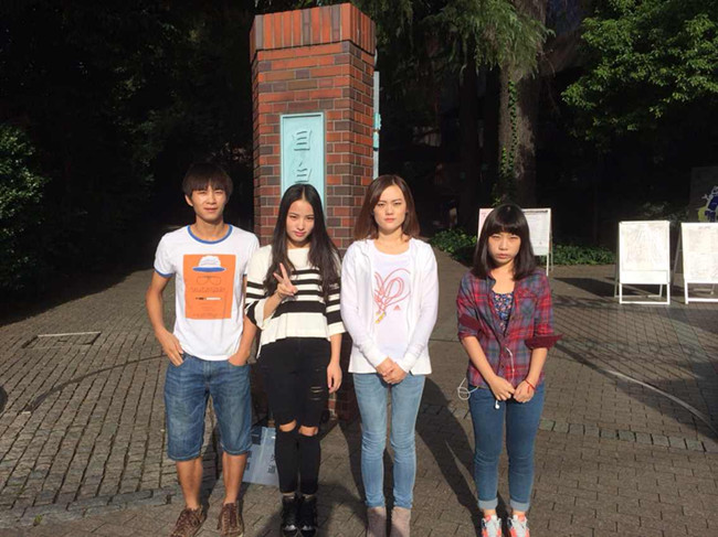 四名同学赴日交换学习
