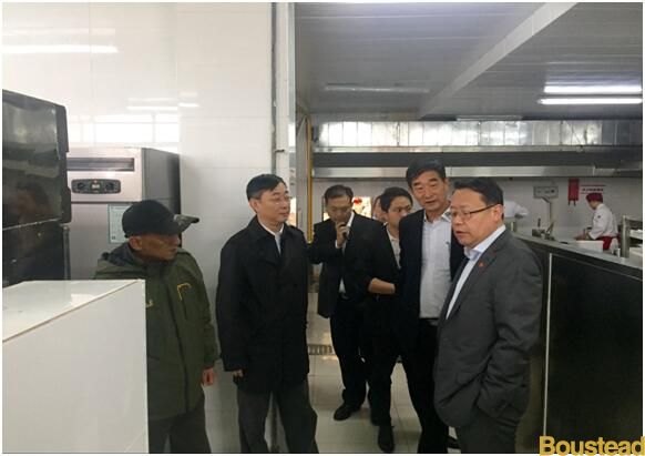 新葡的京集团8814检测站副校长刘革生一行莅临新葡的京督查、指导食品安全工作